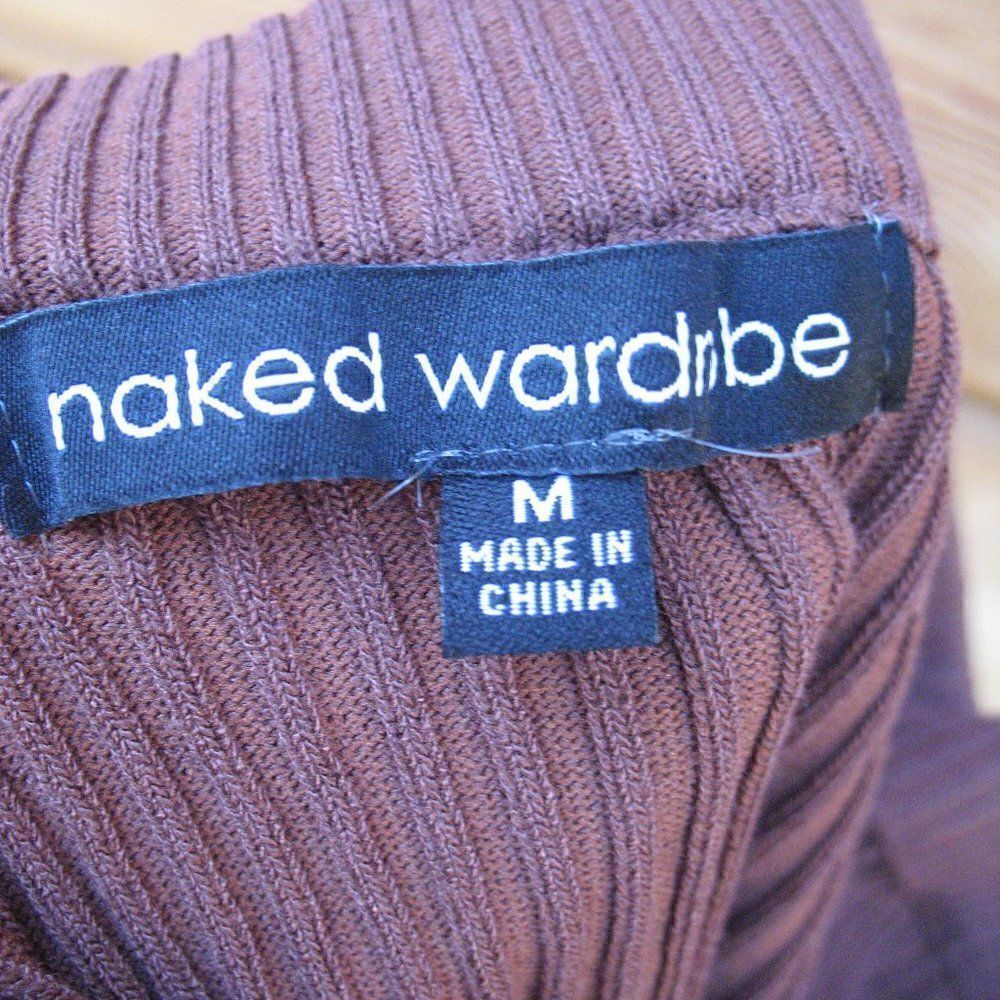 Naked Wardrobe Ribbed Body Con Midi Skirt - Picture 7 of 8